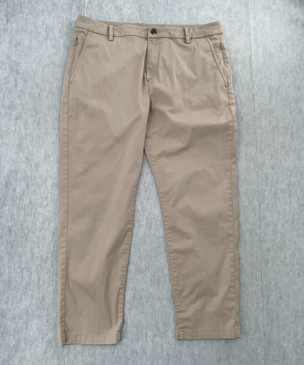 Birddogs Pants Adult 34 Brown Khakis Performance Casual Lightweight Mens